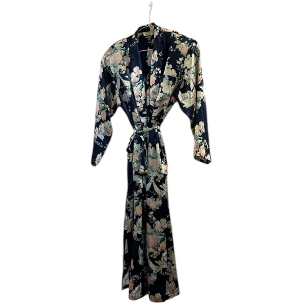 13. Vintage Victoria's Secret floral satin bathrobe